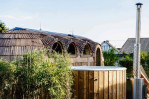 Sauna und Hot Tub im Ferienhaus an der Mosel